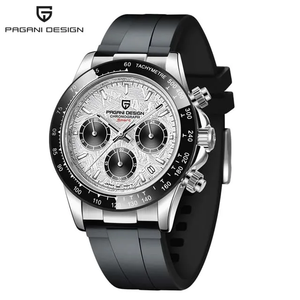 Montre à quartz pour homme PAGANI DESIGN <span class=keywords><strong>1664</strong></span>, design moderne, haute qualité, nouveau design, nouveau produit, <span class=keywords><strong>prix</strong></span> d'usine, bracelet en silicone. - Product Image 3
