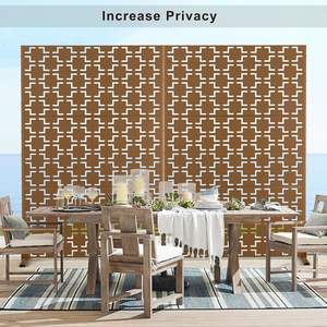 Insulating Railing Protection Patio Folding Base Plate Corten Steel Privacy <strong>Screening</strong> Balcony <strong>Planter</strong> - Product Image 6