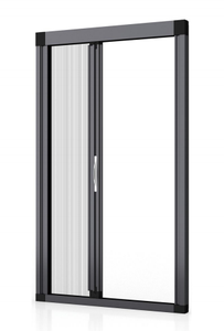 Plisse มุ้งกันยุงแทร็คต่ำพับได้ประตูบานเลื่อนโพลีเอสเตอร์สำหรับประตูหน้าต่างแบบพับเก็บได้ - Product Image 3