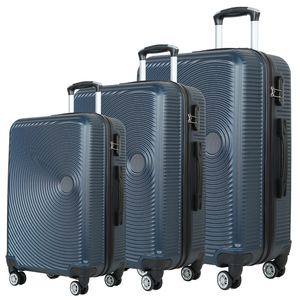 New Arrival Luxury Vali thời trang trọng lượng nhẹ 4-Piece Set ABS Carry-on du lịch hành lý với xe đẩy Túi trong thiết kế đầy màu sắc - Product Image 1