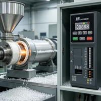Variador de Frecuencia EASYDRIVE GT50 Trifásico CA de 0.75kW, 2.2kW, 5.5kW para Producción de Extrusión de Tuberías de Plástico