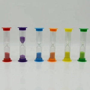 <strong>Set</strong> of 6 Plastic Sand <strong>Timer</strong> Hourglasses 30 Seconds 1 2 3 5 <strong>10</strong> <strong>Minutes</strong> Each Per <strong>Set</strong> - Product Image 3
