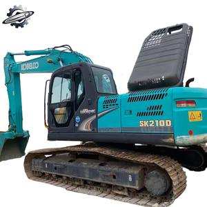 Excavadora Usada Kobelco SK210D de Japón, Excavadora de Segunda Mano de 21 Toneladas, Excavadora Original, Maquinaria de Construcción en Existencia - Product Image 1