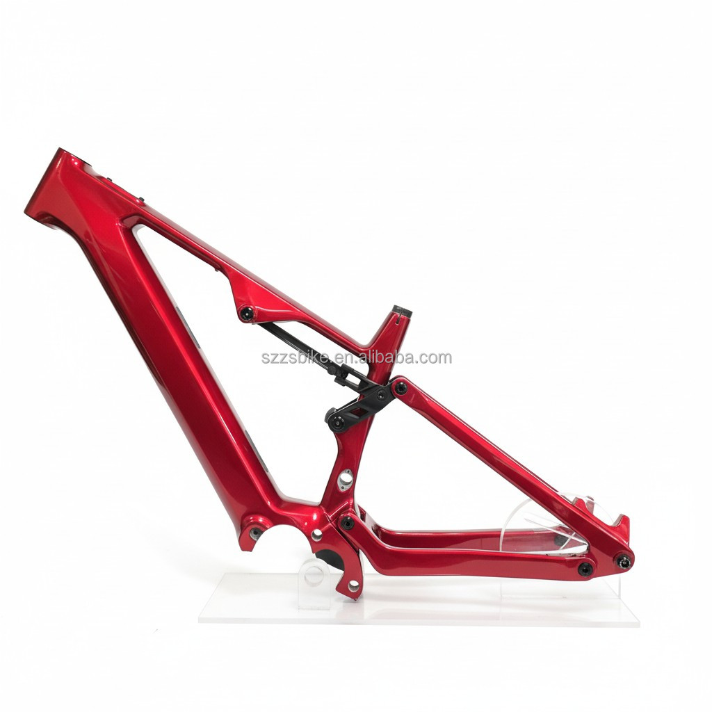 solo telaio bici elettrica rosso
