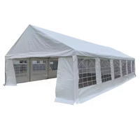 Tente de réception en PVC galvanisé robuste 3*6m 4*6m 5*10m 6*12m avec parois amovibles et fenêtres – Tente de mariage en PVC