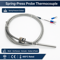Thermocouple à ressort HUADONG, sonde en acier inoxydable pour moules et moulage par injection