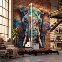 Imprimante murale 3D UV verticale, imprimante à jet d'encre directe sur mur 4K Ultra-HD pour la création artistique intérieure et extérieure