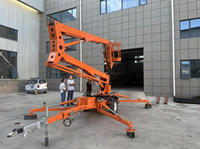 Nacelle élévatrice articulée CE électrique/diesel, télescopique, remorquable, hydraulique, sur chenilles, à bras pliant, AWP 35m
