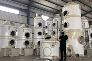 Torre de Purificación de H2S, Sistema de Limpieza de Depurador de Laboratorio Húmedo, Depurador de Ácido, Sistema de Control de Contaminación del Aire, Depurador de Gases Ácidos - Product Image 6