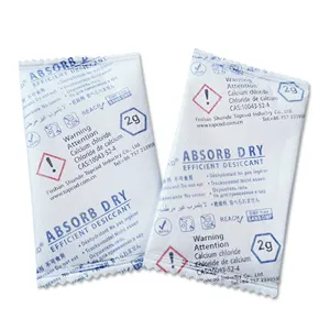 Bolsas de papel desecante, muy Popular, superseco, para absorción de humedad