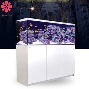 卸売価格 モダンラグジュアリーガラス冷蔵水槽 魚とサンゴ礁用 ダイニングルーム用 - Product Image 3