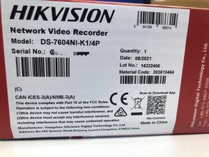 <span class=keywords><strong>Hikvision</strong></span> DS-7604NXI-K1/4P 4 canaux PoE 1U Série K AcuSense <span class=keywords><strong>NVR</strong></span> 4K jusqu'à 40 Mbps de bande passante entrante Formats vidéo H.265+ H.264+ - Product Image 4