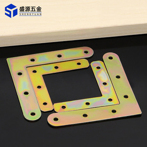 Shengyuan L-Shaped Iron Angle Brackets 90 Degree Colored Plated For Furniture Support - Product Image 3