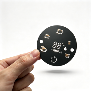 Autocollant graphique personnalisé découpé sur mesure pour panneau de commande de machine à café, étiquette autocollante OEM ODM - Product Image 2