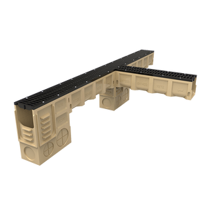 Lyre-canal de drainage en polymère robuste, 250x310mm, avec râpe de imperméable pour système de drainage en surface, expédition depuis l'usine - Product Image 3