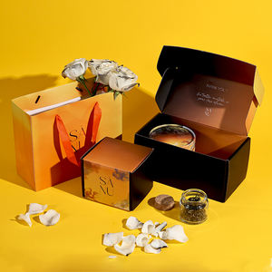 Ensembles de produits personnalisés Tube en papier kraft brun imprimé pour aliments Emballage de boîte-cadeau Tube en carton de luxe - Product Image 2