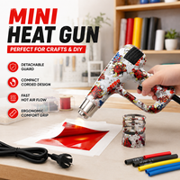 Pistolet à air chaud industriel 2000W, température réglable, pour covering automobile et thermorétraction, câble 3M/5M/9M