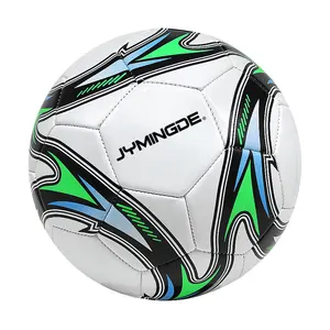 Bola de futebol de pvc pu com novo design, macio, tamanho 5 tamanhos 4 para treinamento de jogos
