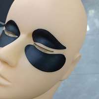 Impression de logo personnalisé, anti-UV, bio-gel, coussinets jetables sans peluches pour le contour des yeux, patchs noirs pour les yeux, masque en silicone pour les yeux, extension de cils UV LED
