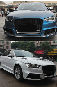 Kit de Carrocería Estilo <span class=keywords><strong>RS3</strong></span> para Parachoques Delantero de <span class=keywords><strong>Audi</strong></span> A3 S3 8V con Rejilla para <span class=keywords><strong>Audi</strong></span> A3 S3 <span class=keywords><strong>2013</strong></span> 2014 2015 2016 Hatchback Sedán <span class=keywords><strong>Sportback</strong></span> - Product Image 6
