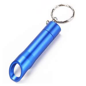 Abrebotellas de aluminio útil multifuncional con llavero de linterna LED Mini llavero de luz logotipo personalizado al por mayor - Product Image 2