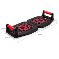 Kit de gym à domicile 10-en-1 : Planche de pompes multifonction pliable pour entraînement fitness
