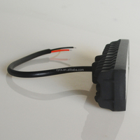 Barre lumineuse de travail LED mince 18 LED pour tout-terrain, camion, moto, lampe de voiture, éclairage d'avertissement, éclairage extérieur automobile, pièces et accessoires de véhicules