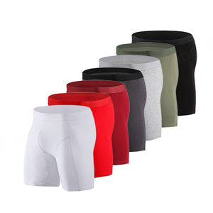 Boxers Confortables et Sportifs pour Hommes en Coton Tricoté Respirant (95% Coton, 5% Élasthanne) à Taille Mi-Haute, Personnalisation Usine - Product Image 1