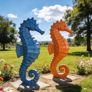 Escultura de Caballito de Mar de Fibra de Vidrio para Jardín, Moderna, Ecológica, al Mejor <span class=keywords><strong>Precio</strong></span>, Personalizada, Estatuas de Animales Marinos para Decoración de Exteriores - Product Image 6
