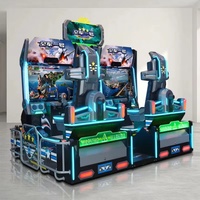 Jeux de combat aérien 3D haut de gamme à monnayeur, équipement de vol libre à 360°, plus réaliste, 2 joueurs, anglais