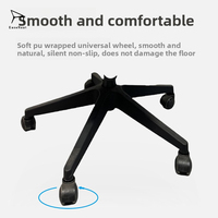 Chaise de bureau ergonomique confortable de haute qualité EaseNeat, design réglable et rotatif avec accoudoirs pour zone professionnelle