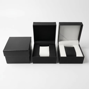 Boîtes et étuis à montres en cuir personnalisés en gros pour marques de montres, avec logo, faible MOQ, boîte à montres personnalisée avec couleurs. - Product Image 1