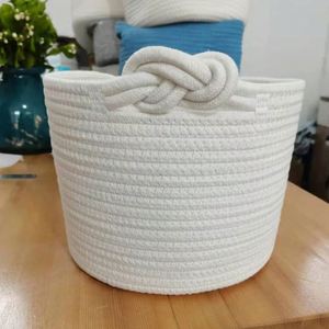 <strong>Cheap</strong> <strong>Baskets</strong> Under 5 Dollars Color Collapsible Woven <strong>Basket</strong> Rope Laundry Fox Rabbit Ear Tote Decorative for Wedding - Product Image 3