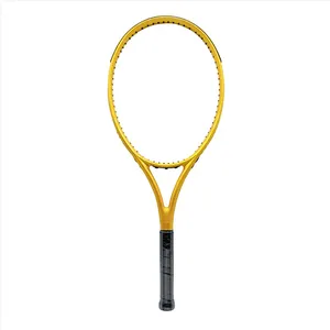 批发金色专业碳纤维训练网球拍