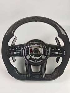 <span class=keywords><strong>Volant</strong></span> en cuir et fibre de carbone à 3 branches pour <span class=keywords><strong>Mercedes</strong></span> Classe E, Classe G, GLS, GLC26, E300, C250 - Product Image 1