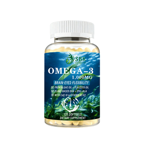 Aceite de Pescado Omega 3 Triglicéridos en Cápsulas Blandas de Marca Privada, Destilado Molecularmente, Apoyo para el Cerebro y el Corazón, para la Salud Cerebral - Product Image 1