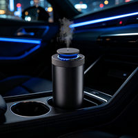 Fournisseur d'emballages personnalisés avec logo, diffuseur d'air automatique pour voiture, mini aromathérapie, diffuseur de parfum intelligent USB en métal pour l'automobile, vente en gros