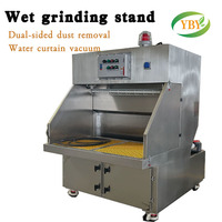Table de travail aspirante en acier inoxydable sur mesure, haute efficacité, pour le ponçage de pierre, système de rideau d'eau, 10000 CFM, 55 gallons