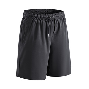 Shorts de sport antibactériens pour hommes, respirants et élastiques, pour la course à pied et le fitness en plein air, bleu foncé, bleu fumé - Product Image 4