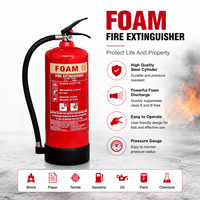 Extincteur à mousse AFFF KHi 6L/9L, unité à mousse aqueuse portable pour usage commercial et industriel, certifié CE