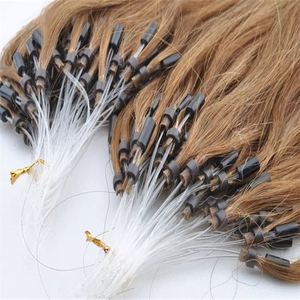 Jasmine Beauty Wholesale 100% Raw Remy Virgin <b>micro</b> loop hair <b>extensions</b> Best Quality Silk Straight virgin human hair <b>extensions</b> - Product Image 2