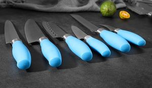 Cuchillo de <span class=keywords><strong>Chef</strong></span> japonés de 7 pulgadas, cuchillo santoku ergonómico de acero inoxidable 3cr13 con mango de PP, <span class=keywords><strong>precio</strong></span> al por mayor - Product Image 6