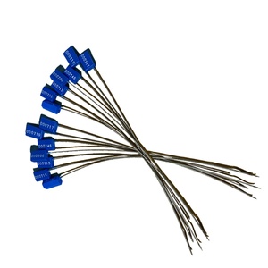 CH Disposable Lock Security Cargo Cable Seal Blue and Grey Fixed Cover for <b>Plastic</b> <b>Drum</b> or Fiber <b>Drum</b> Industry Use - Product Image 6