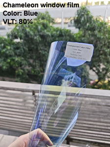 Film teinté pour voiture <span class=keywords><strong>SOLAX</strong></span> 60 pouces <span class=keywords><strong>x</strong></span> 100 pieds, effet caméléon, 2 mil PET, 99% de rejet IR, film de fenêtre changeant de couleur pour vitres automobiles - Product Image 5