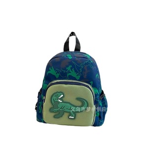 Personalized Embroidered Dinosaur <b>Backpack</b> <b>Mini</b> Size Kindergarten School Bag Unisex Lightweight Animal Pattern - Product Image 3