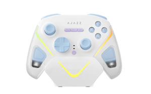 Ajazz GP100Pro Pengontrol Game Nirkabel 2.4GHz yang Dapat Diprogram Khusus untuk PC, Gamepad dengan Motor Getar, Wake Gyro, dan Joystick - Product Image 3