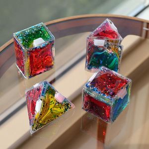 Juguete Educativo Divertido de Moldeo 3D con Forma de Triángulo Geométrico y Cuadrado para Niños, Integración Sensorial, Colorido, Antiestrés - Product Image 1