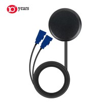 Antenne GPS Kontec ANT-GPS-Q80 professionnelle 4G LTE GPS/BD MIMO 2x2 RG174 SMA, câble haute performance 1575.42MHz, gain 28dB