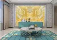Panneau Mural Décoratif en PVC Feuille Effet Marbre 1220*2440*3mm pour Décoration Intérieure Panneau UV