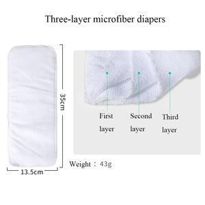 Pañales de tela lavables reutilizables ecológicos bolsillo impresos al por mayor impermeable PUL talla única ajustable 3D Prevención de fugas - Product Image 4